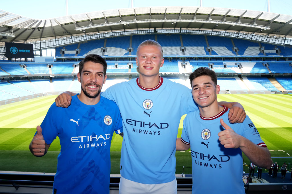 Manchester City Present New Summer Signings