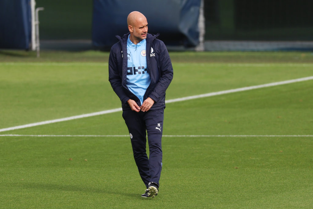 Manchester City FC Training Session And Press Conference