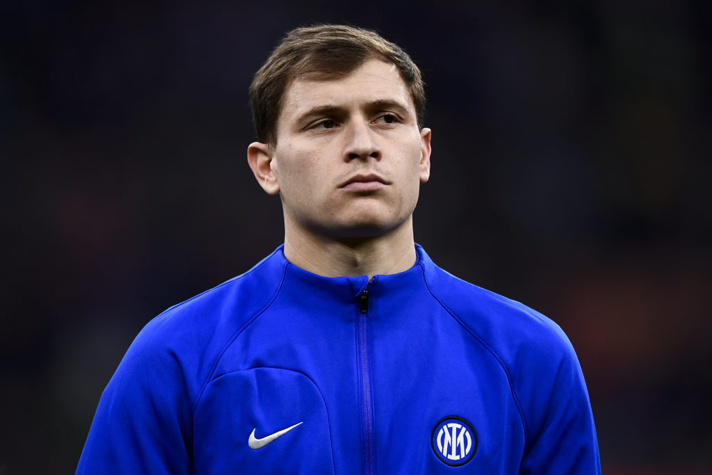 Nicolo Barella of FC Internazionale looks on prior to the