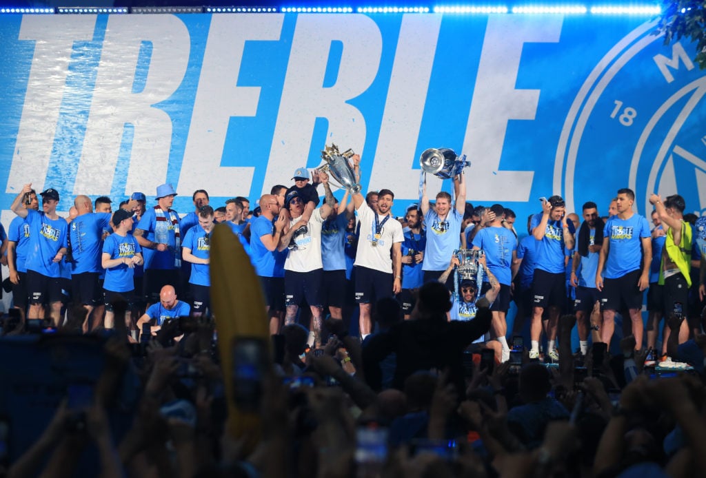 Manchester City UEFA Champions League Winners Parade in Manchester