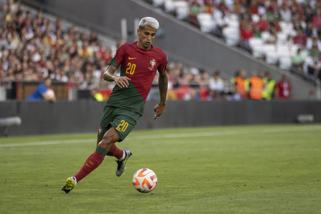 Joao Cancelo of Portugal in action during the Euro 2024