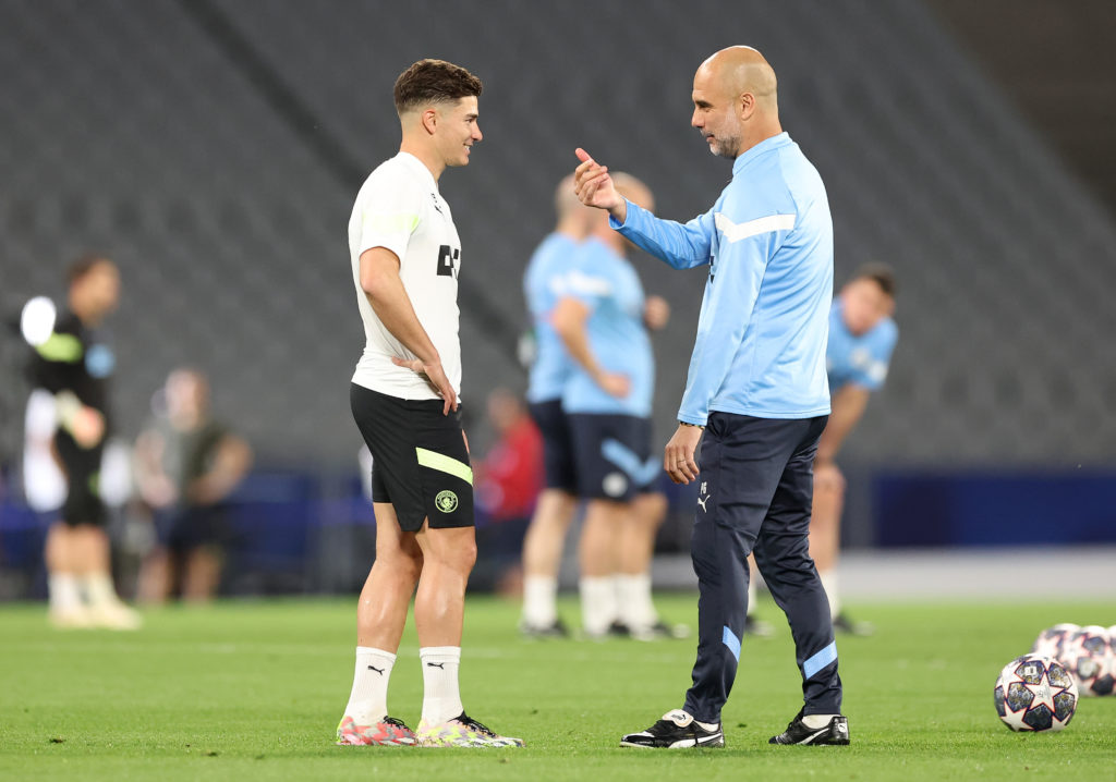 Manchester City FC Training Session And Press Conference - UEFA Champions League Final 2022/23