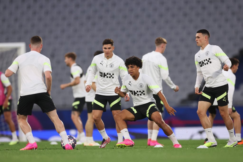 Manchester City FC Training Session And Press Conference - UEFA Champions League Final 2022/23