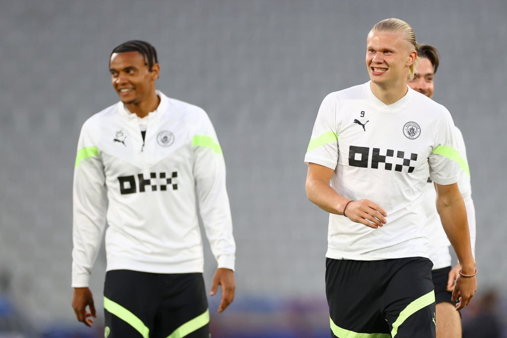 Manchester City FC Training Session And Press Conference - UEFA Champions League Final 2022/23