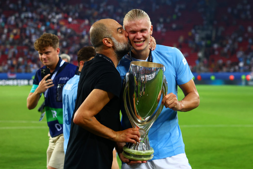 Manchester City FC v Sevilla FC - UEFA Super Cup 2023