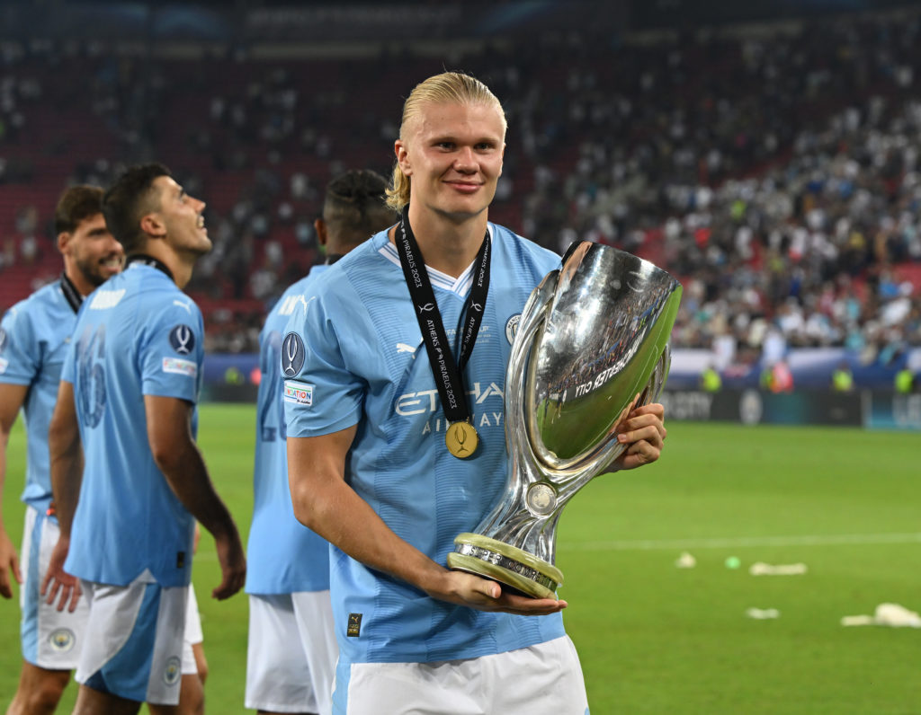 Manchester City FC v Sevilla FC - UEFA Super Cup 2023