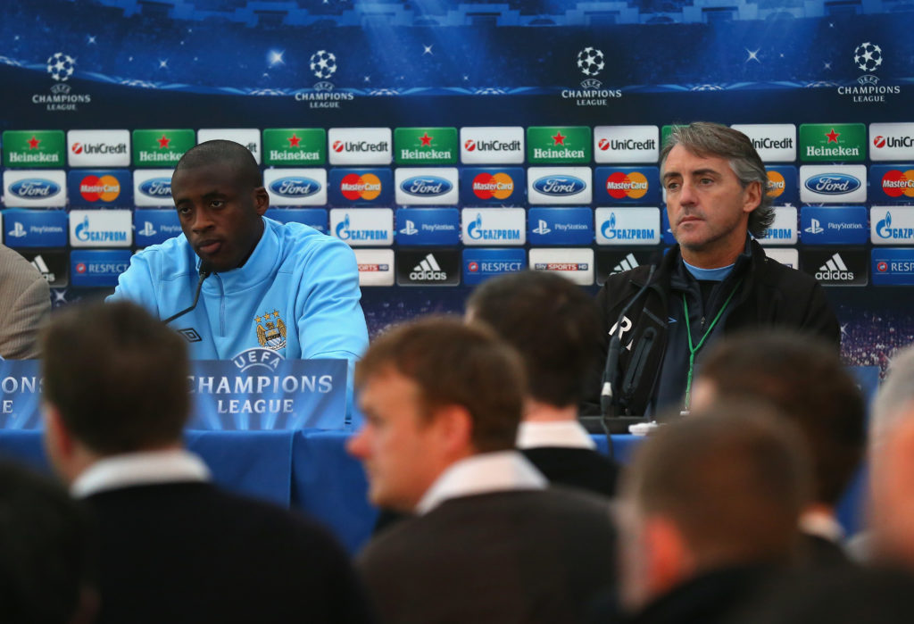 Manchester City Training and Press Conference