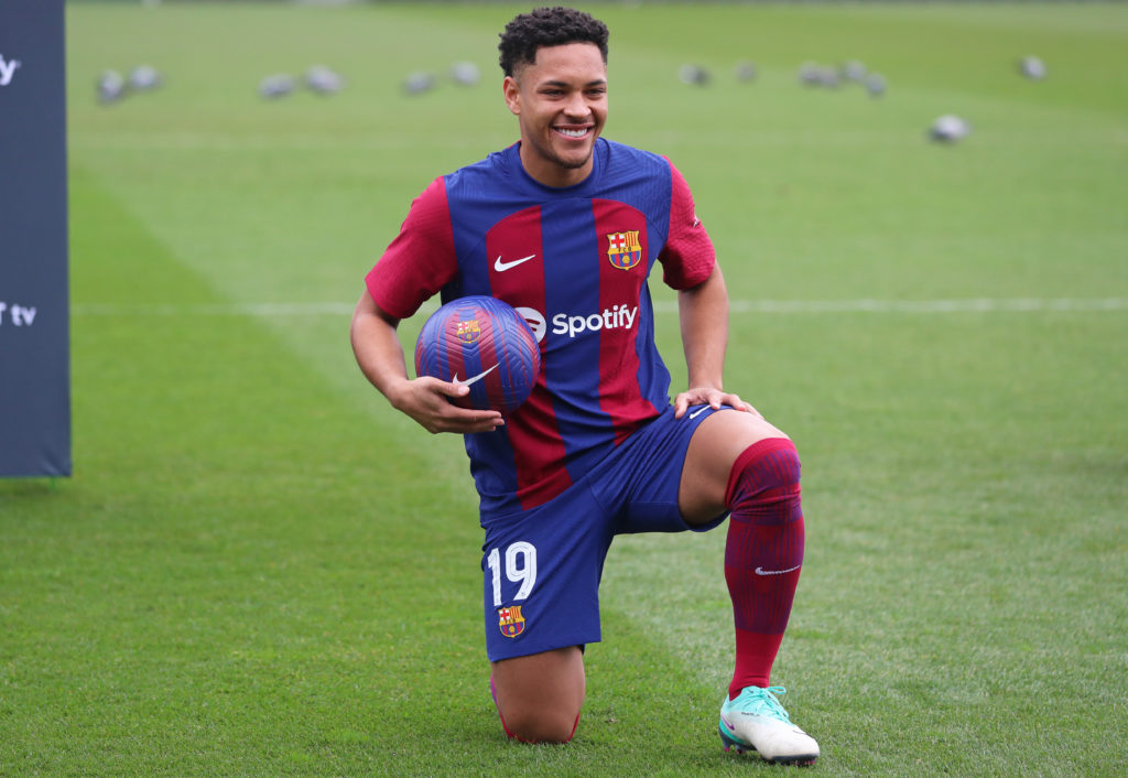 FC Barcelona Unveil New Signing Victor Roque