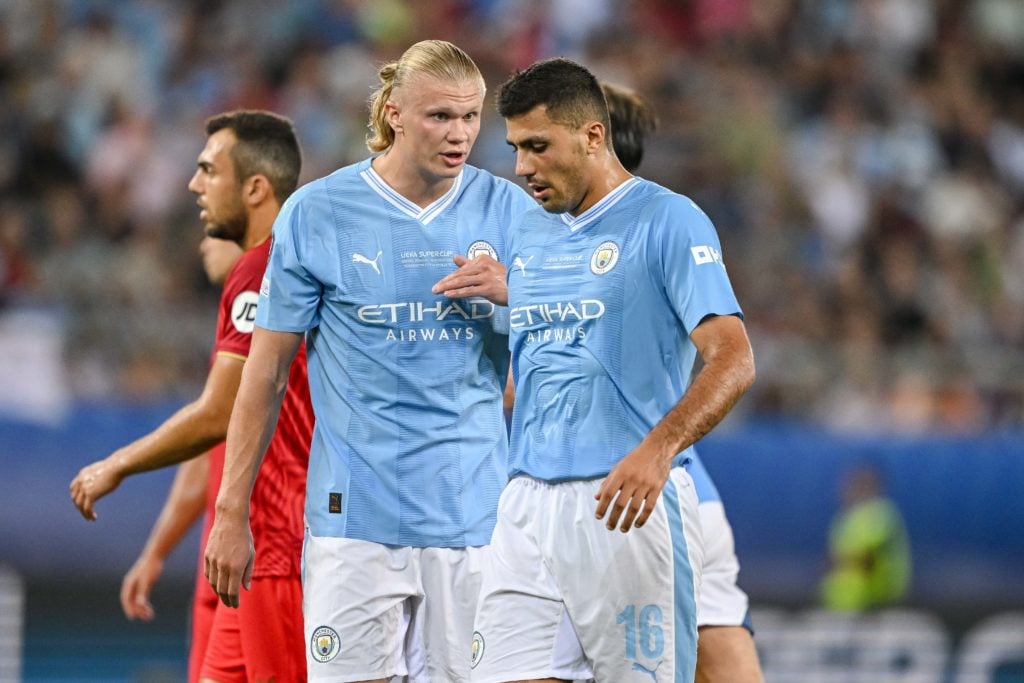 Manchester City FC v Sevilla FC - UEFA Super Cup 2023