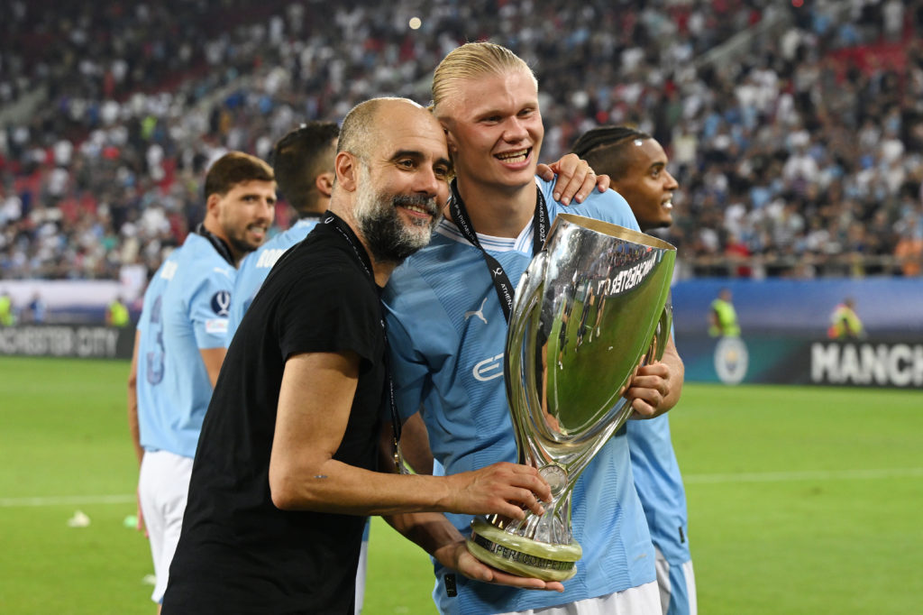 Manchester City FC v Sevilla FC - UEFA Super Cup 2023