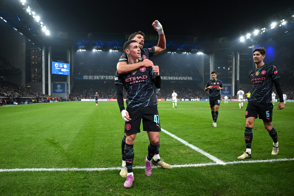 F.C. Copenhagen v Manchester City: Round of 16 First Leg - UEFA Champions League 2023/24