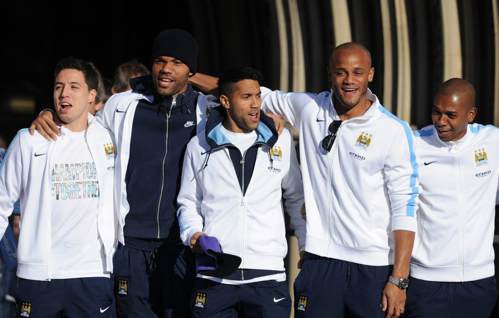 SOCCER : Barclays Premier League Champions 2013-2014 Manchester City Trophy Parade
