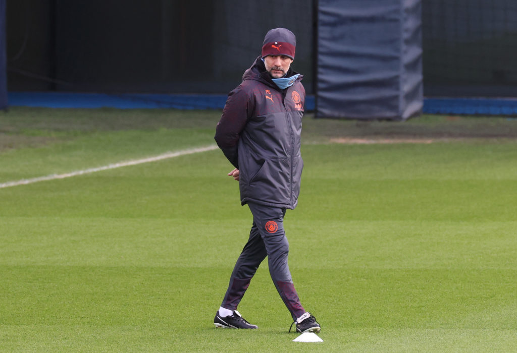 Manchester City Training Session And Press Conference - UEFA Champions League 2023/24