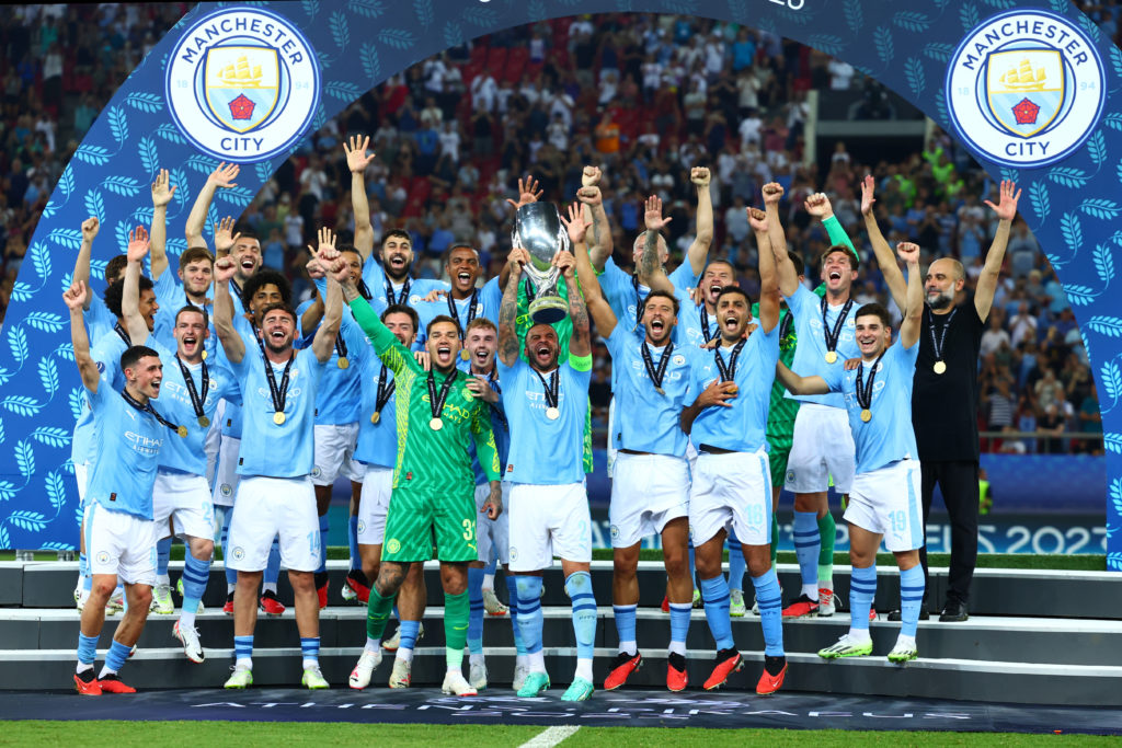 Manchester City FC v Sevilla FC - UEFA Super Cup 2023