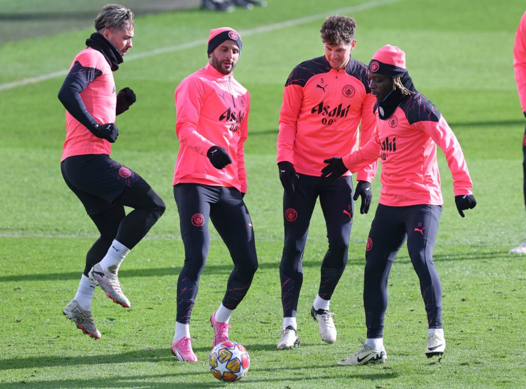 Manchester City Training Session And Press Conference - UEFA Champions League 2023/24