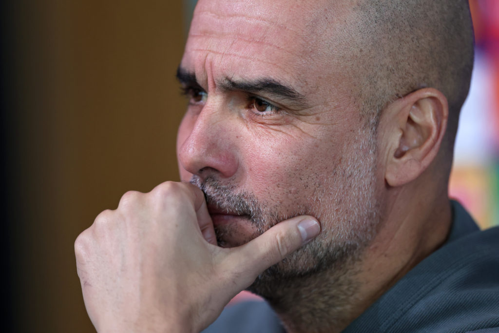 Manchester City Training Session And Press Conference - UEFA Champions League 2023/24