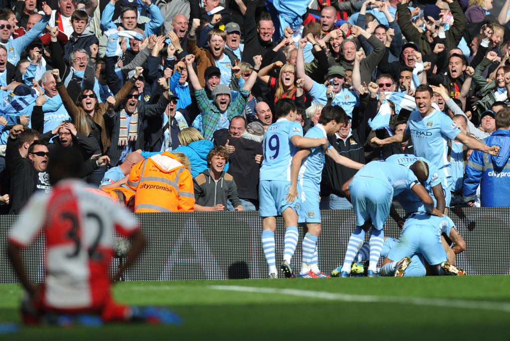 Manchester City's Argentinian striker Se
