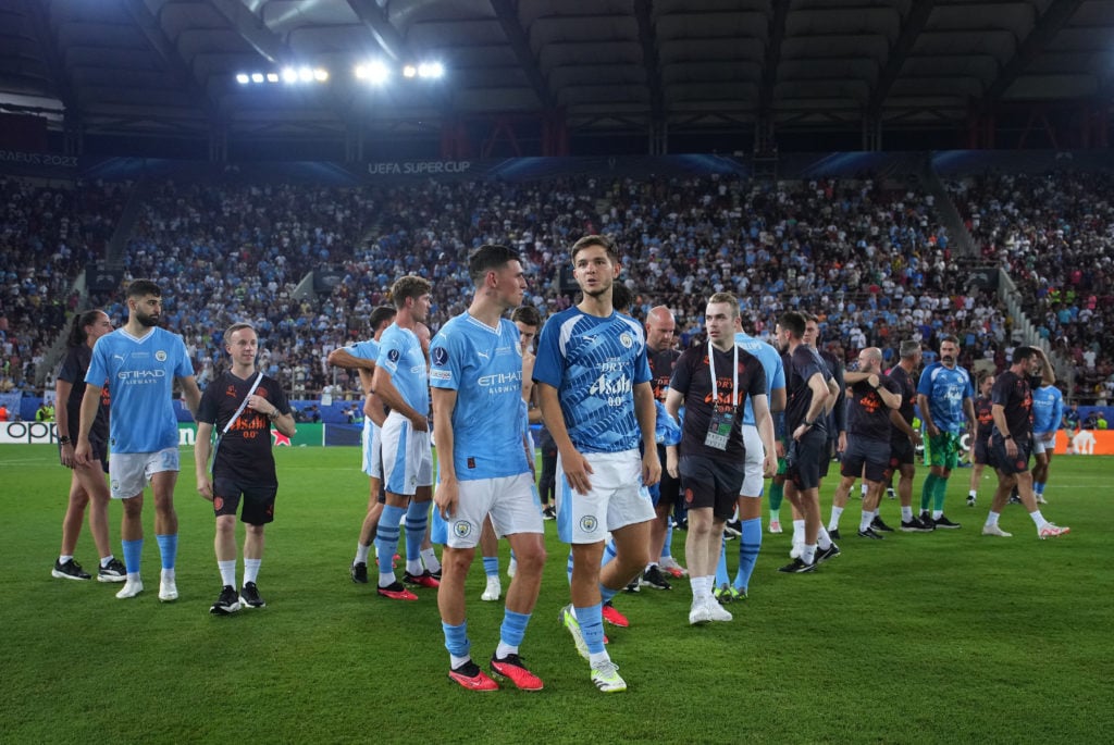 Manchester City FC v Sevilla FC - UEFA Super Cup 2023