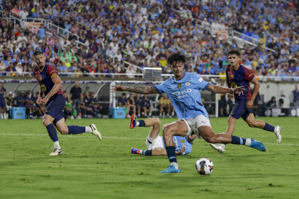 SOCCER: JUL 30 Soccer Champions Tour Barcelona vs Manchester City