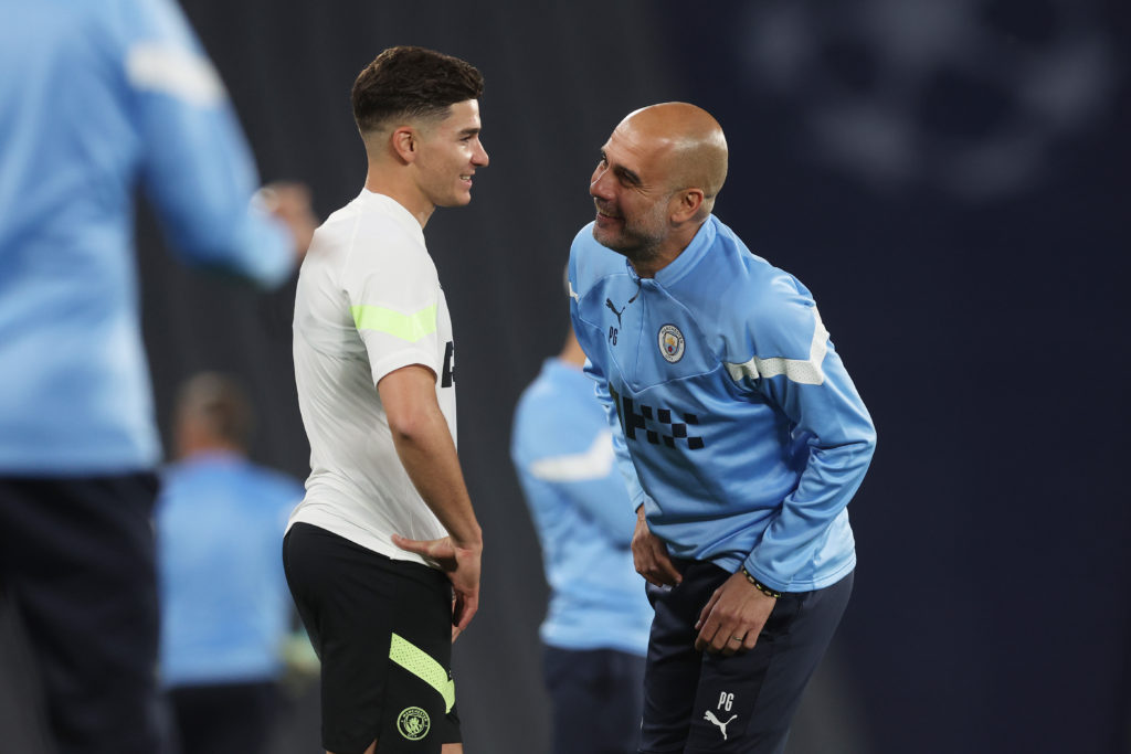Manchester City FC Training Session And Press Conference - UEFA Champions League Final 2022/23