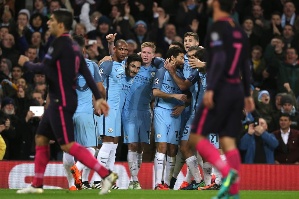 Manchester City FC v FC Barcelona - UEFA Champions League