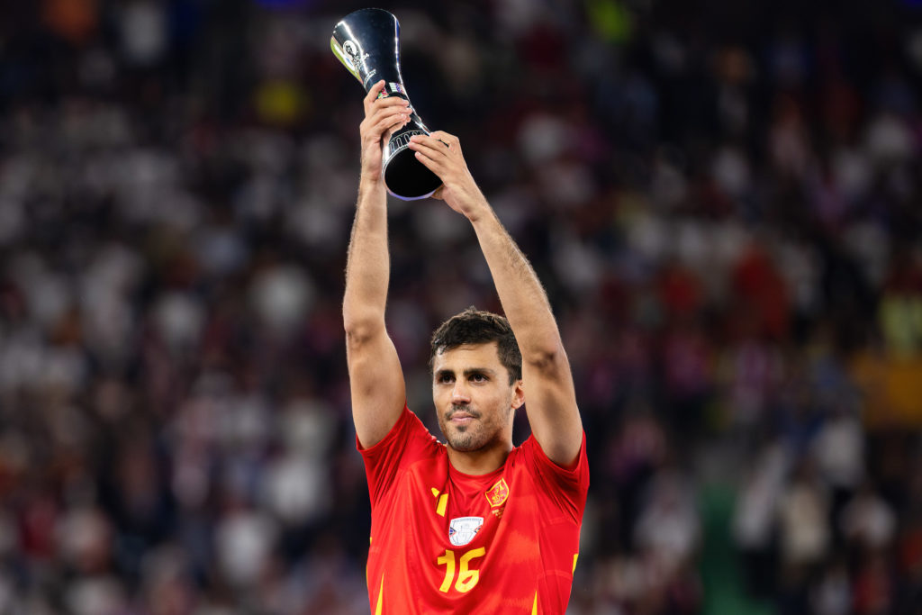 Rodrigo Hernández Cascante, known as Rodri holds the award