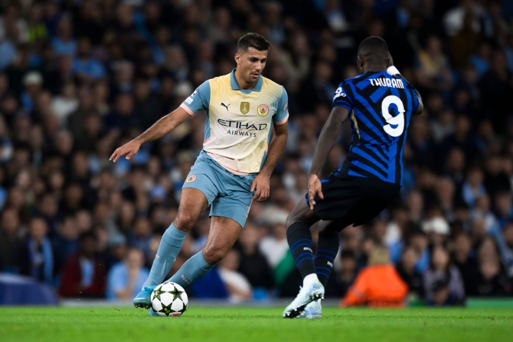 Rodri (Rodrigo Hernandez Cascante) of Manchester City FC is
