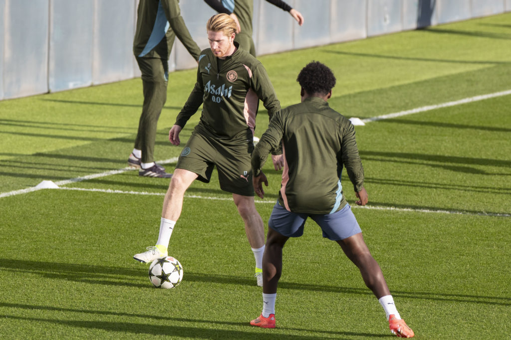 Manchester City Training Session And Press Conference - UEFA Champions League 2024/25 League Phase MD3