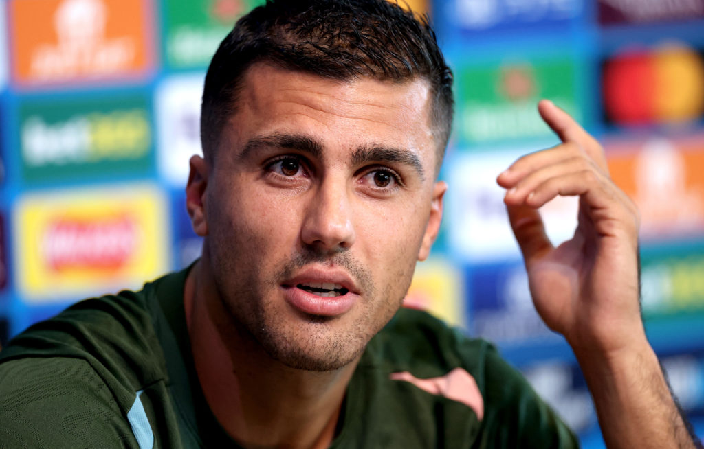 Manchester City Training Session And Press Conference - UEFA Champions League 2024/25 League Phase MD1