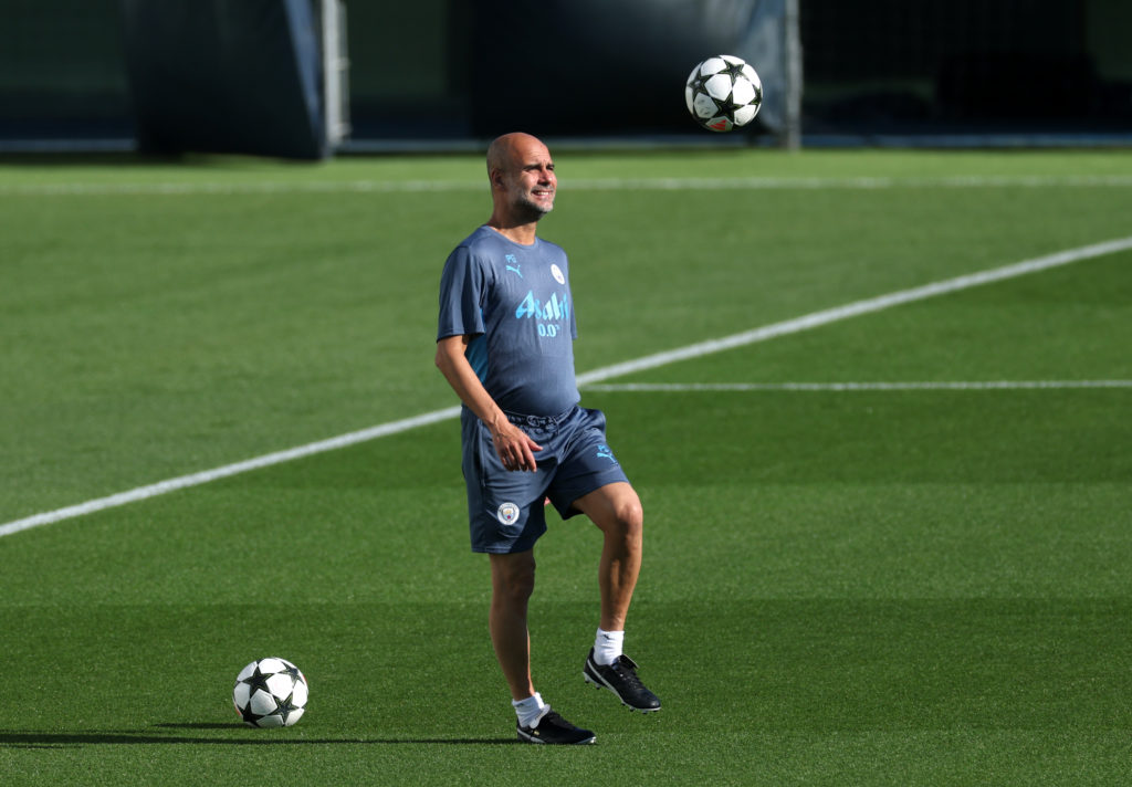 Manchester City Training Session And Press Conference - UEFA Champions League 2024/25 League Phase MD1