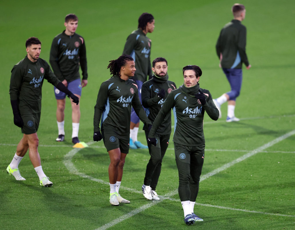 Manchester City Training Session And Press Conference - UEFA Champions League 2024/25 League Phase MD5