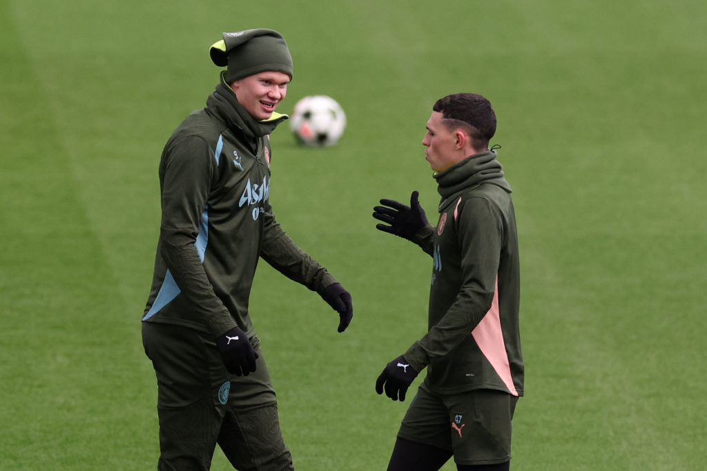 Manchester City Training Session And Press Conference - UEFA Champions League 2024/25 League Phase MD6