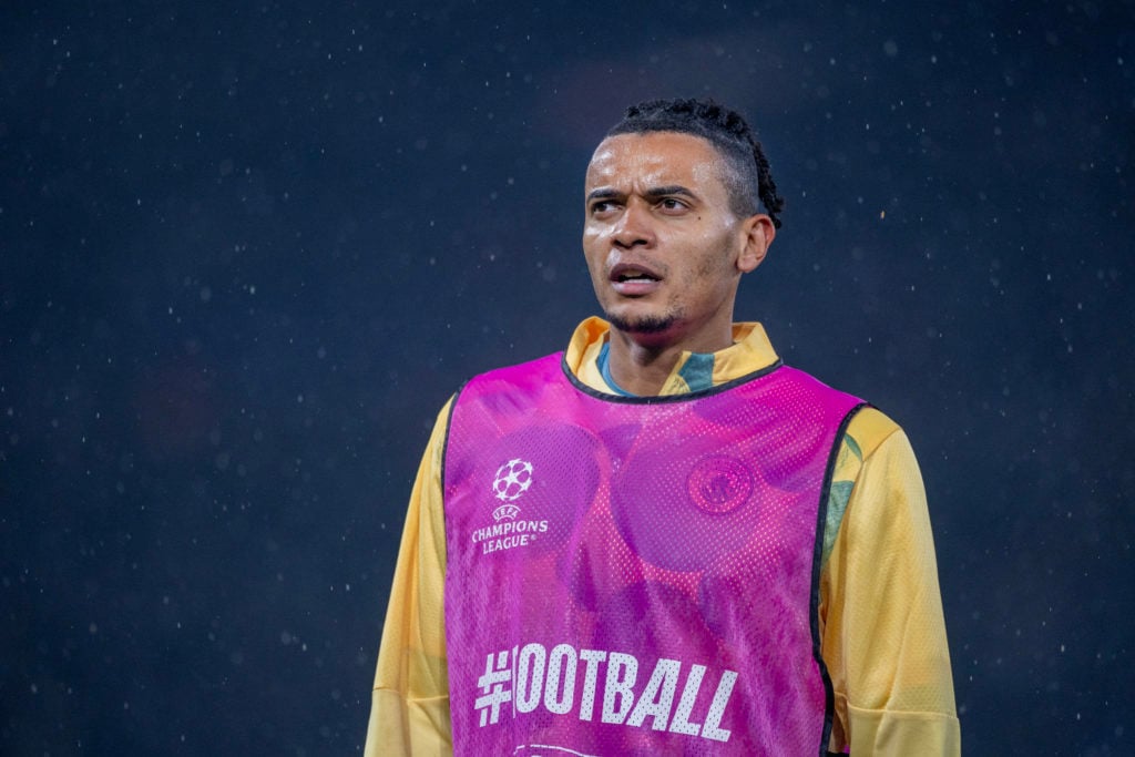Manuel Akanji before Paris Saint-Germain V Manchester City.