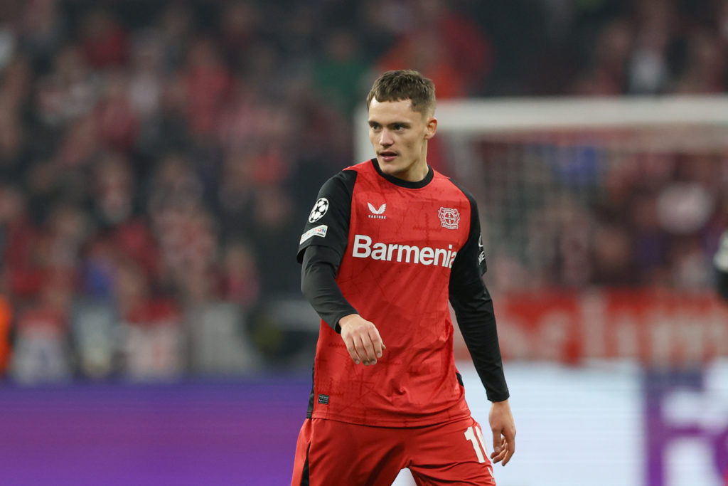 Florian Wirtz of Bayer Leverkusen seen in action during the
