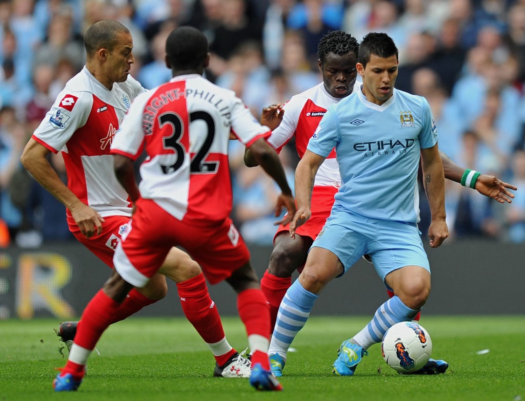 Manchester City's Argentinian striker Se