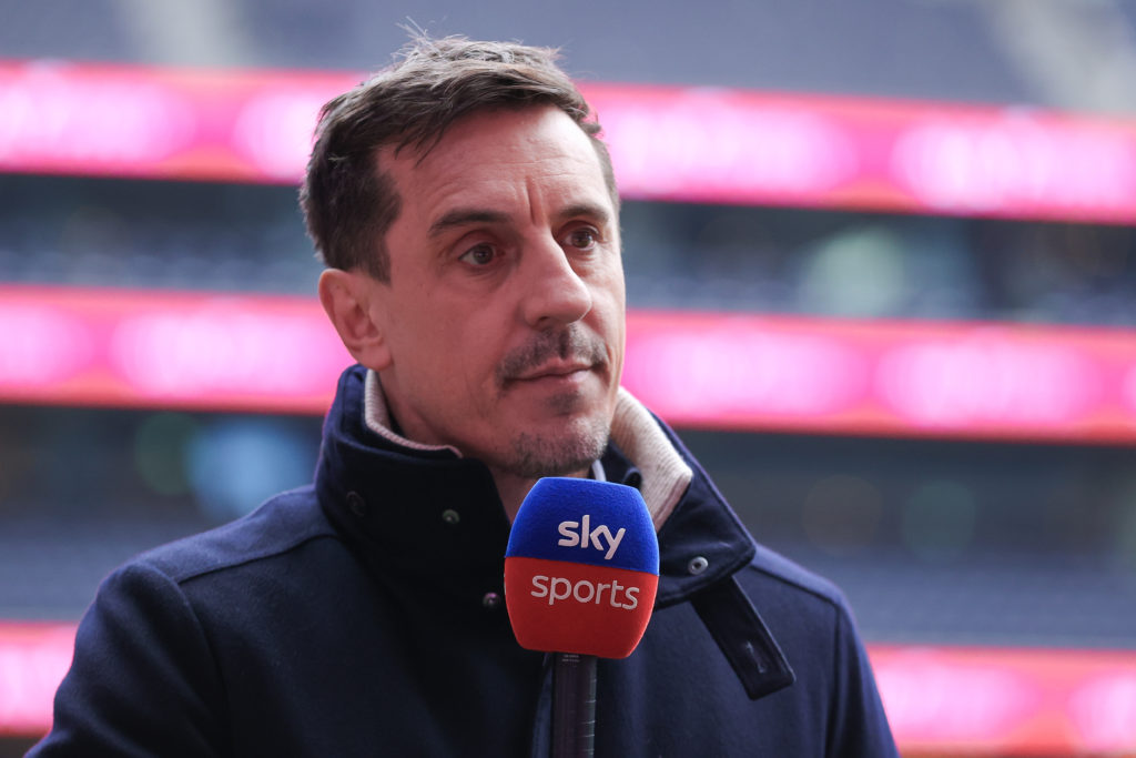 Gary Neville previewing Tottenham Hotspur vs Manchester United.