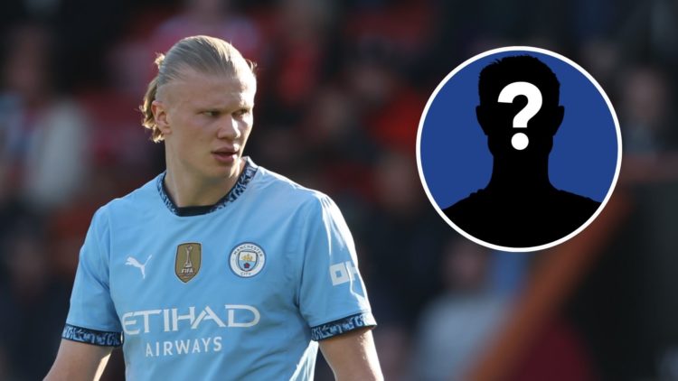 Manchester City's Erling Haaland during the Emirates FA Cup Quarter Final match between AFC Bournemouth and Manchester City at Vitality Stadium. In...