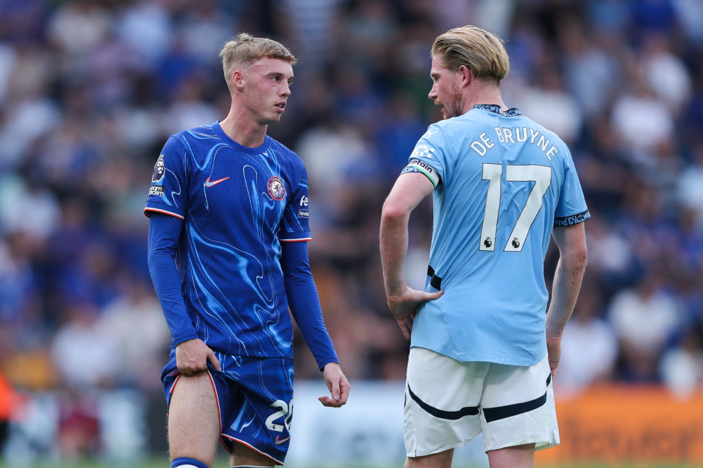 Chelsea star Cole Palmer and Manchester City legend Kevin De Bruyne