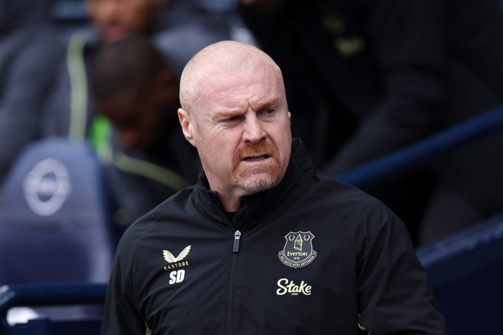 Sean Dyche during Manchester City v Everton FC.