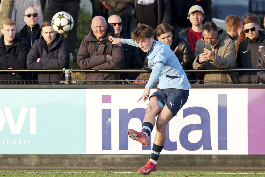 Manchester City academy midfielder Charlie Gray