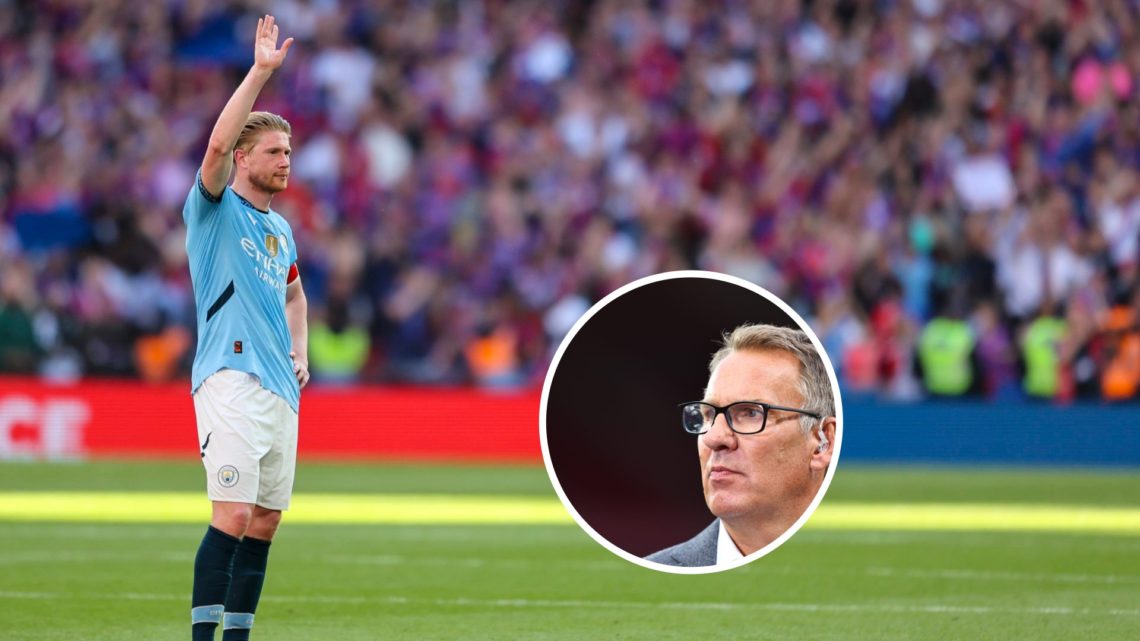 Kevin De Bruyne with inset of Paul Merson