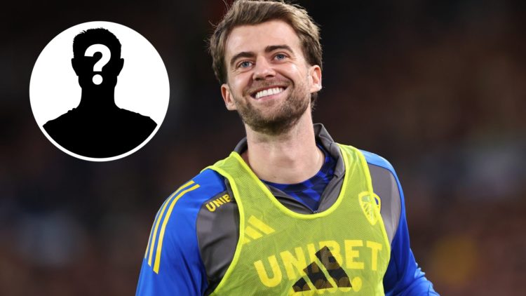 An image of Patrick Bamford with an insert of a mystery figure