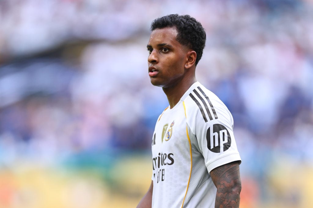 Real Madrid star Rodrygo in action against Al-Hilal in Club World Cup.