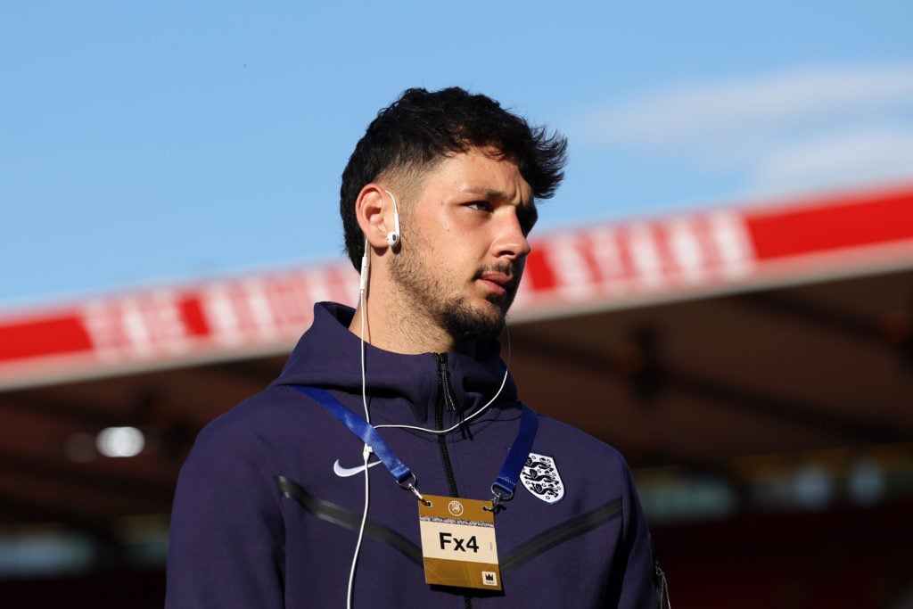 James Trafford ahead of playing for England at the City Ground.
