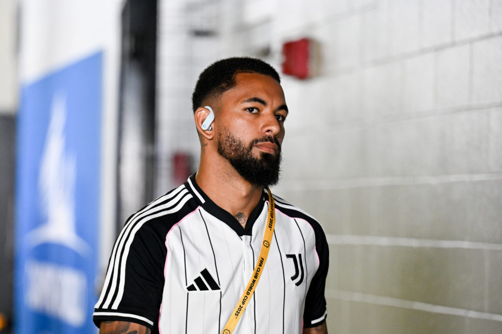 Douglas Luiz ahead of Juventus v Manchester City at the FIFA Club World Cup.