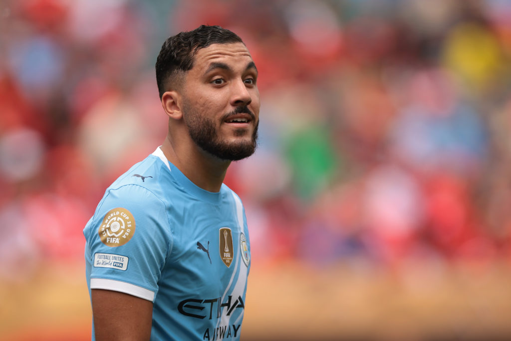 Rayan Cherki in action for Manchester City against Wydad at the FIFA Club World Cup