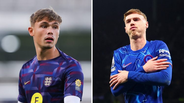 Split image of Callum Doyle and Cole Palmer