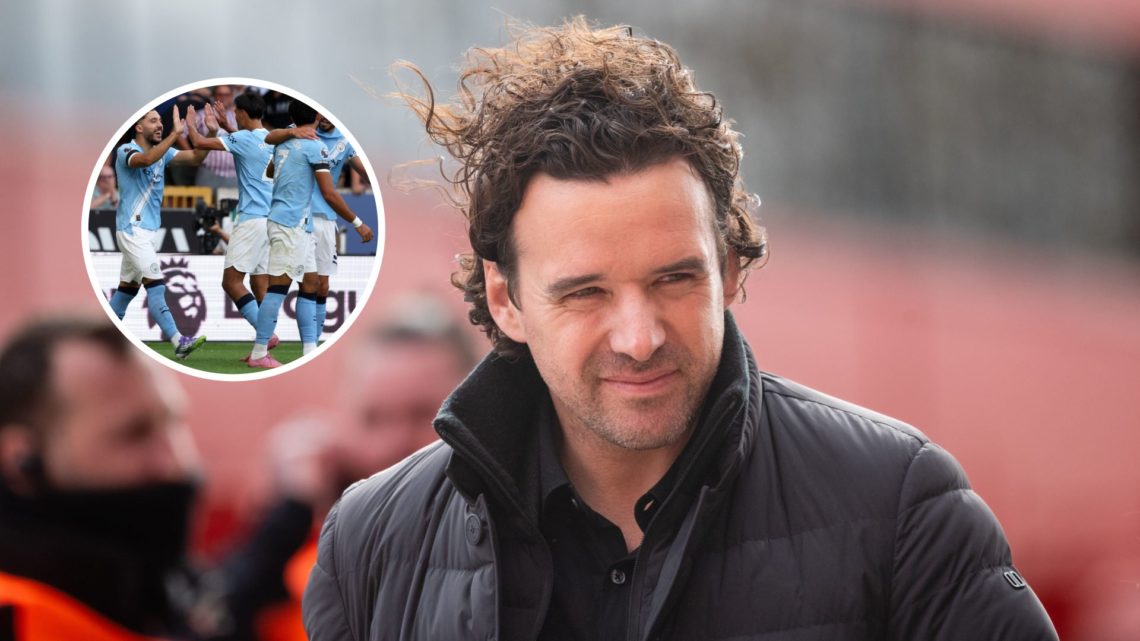 Owen Hargreaves with inset of Manchester City midfielder Rayan Cherki and others