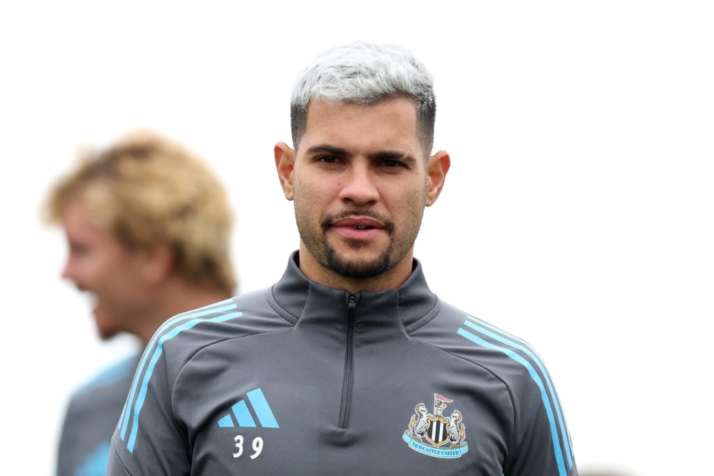 Bruno Guimaraes during Newcastle United training.