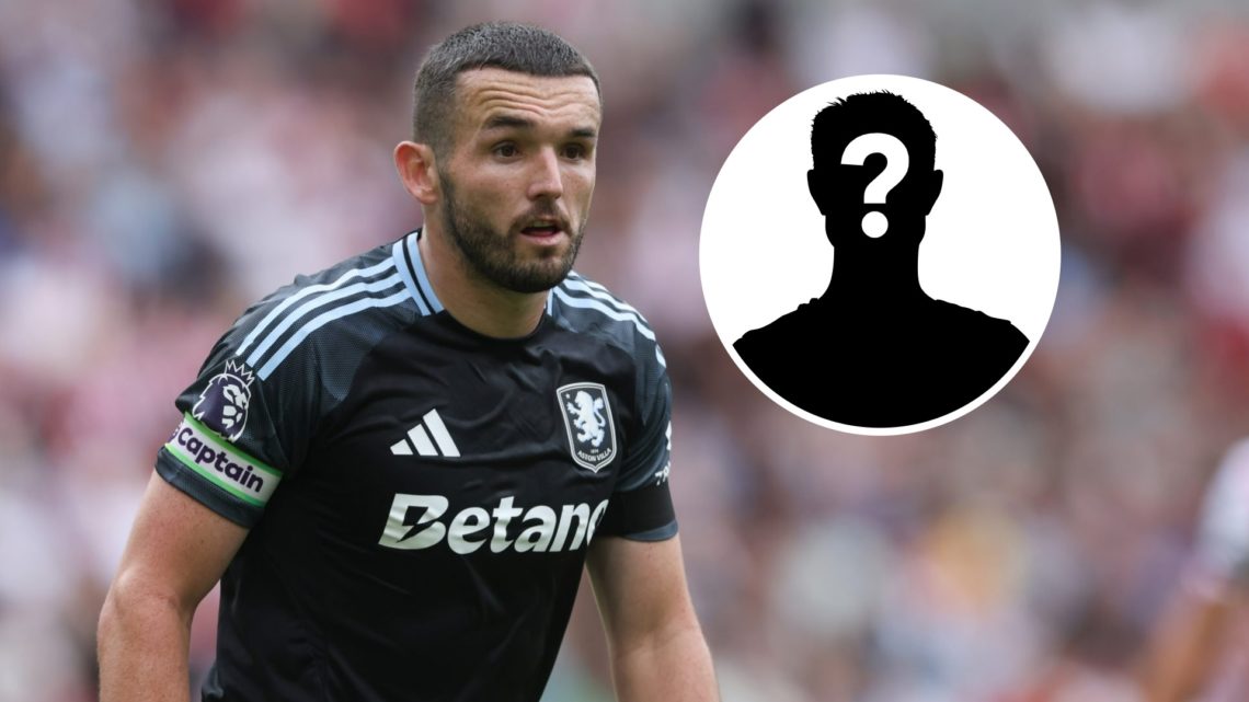John McGinn in action for Aston Villa (main image) mystery player inset (top right corner)